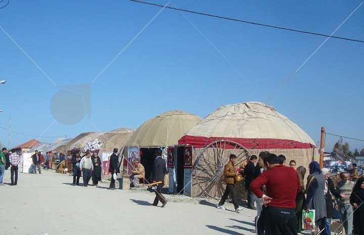 عکسی دیگر از بازارچه مرزی بندر ترکمن