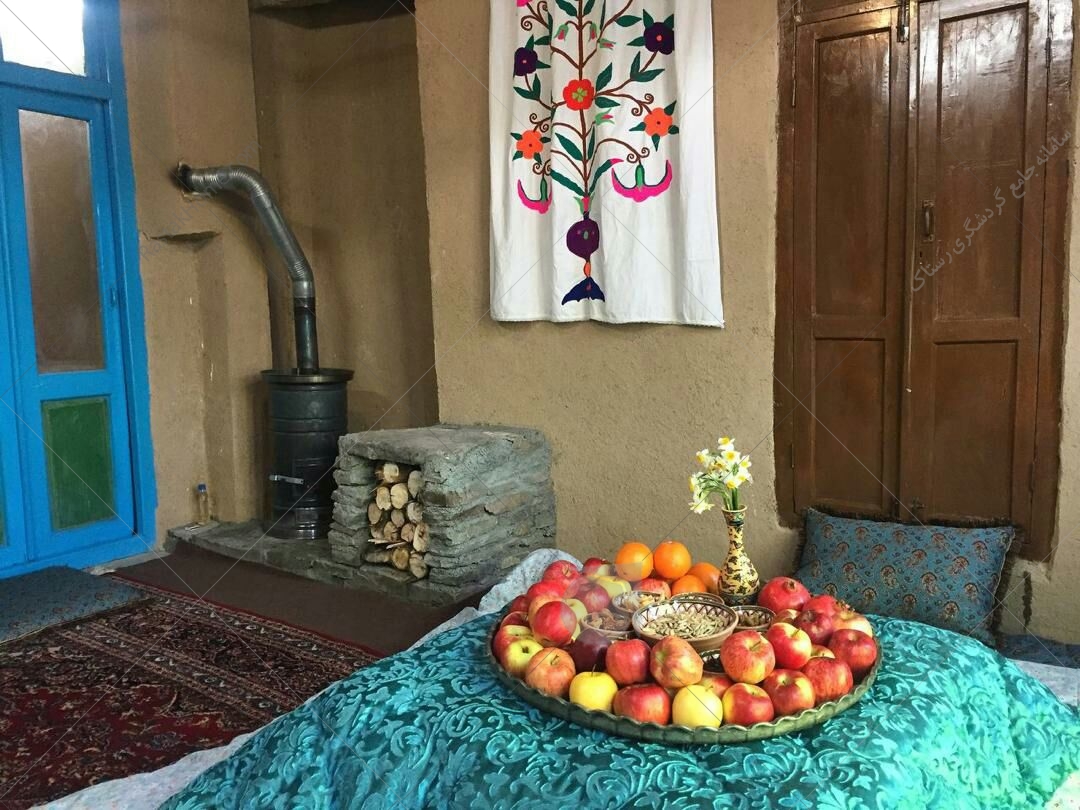 اتاق تابستان نشین در بومگردی کهن ۱ طرقبه مشهد _روستای کنگ