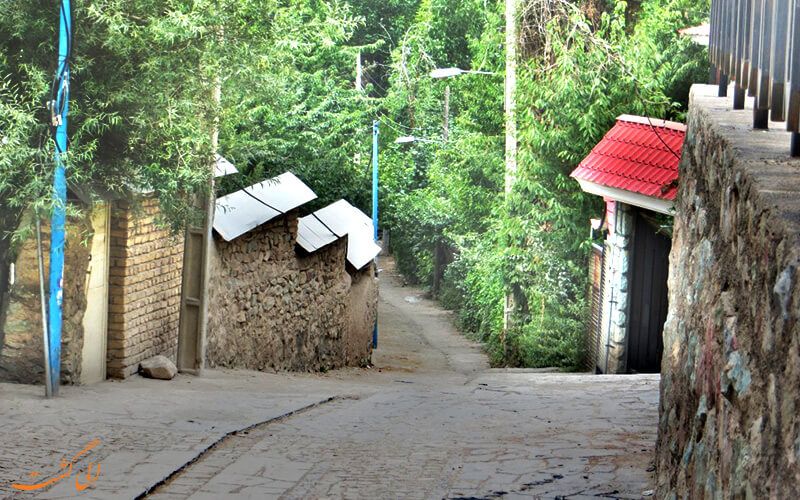 مسیر خیابانی در روستای آهار
