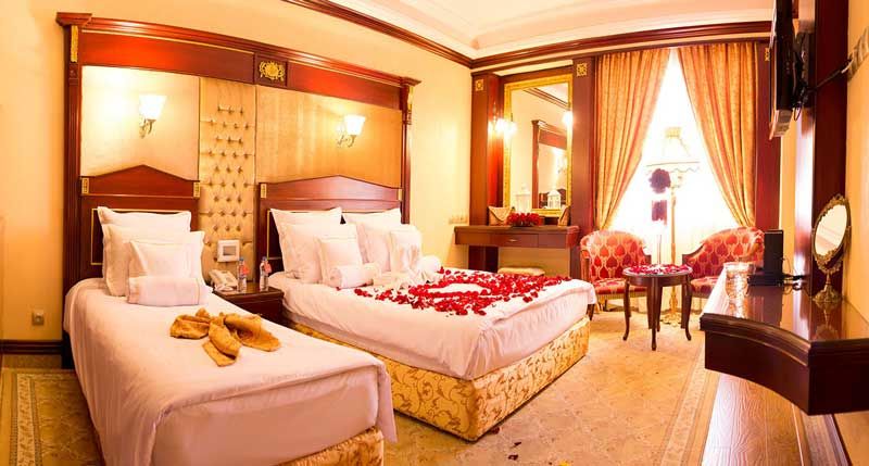 اتاق دبل هتل قصر ظلایی مشهد